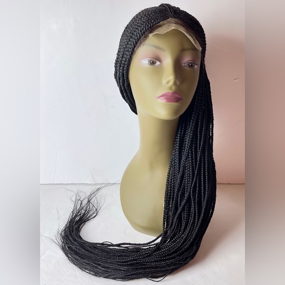 Box Braids Cornrow Lacefront Wig - Picture 9 of 12